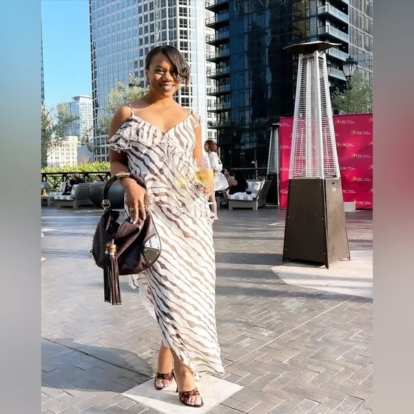 Women's Ruffle Ankle Length Dress - Future Collective™ with Jenee Naylor - Picture 6 of 8